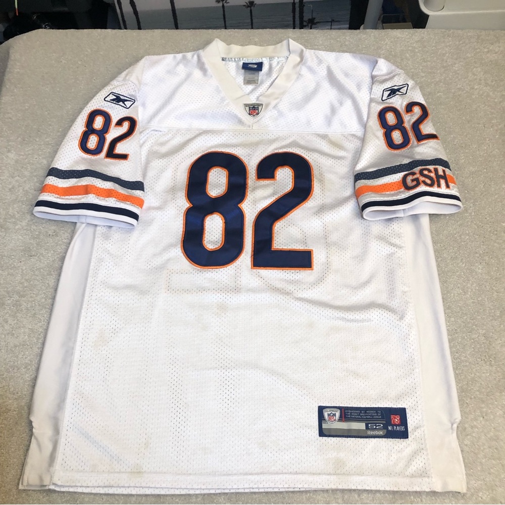 NFL Chicago Bears Greg Olsen Reebok Stitched Sewn Football Jersey #82
